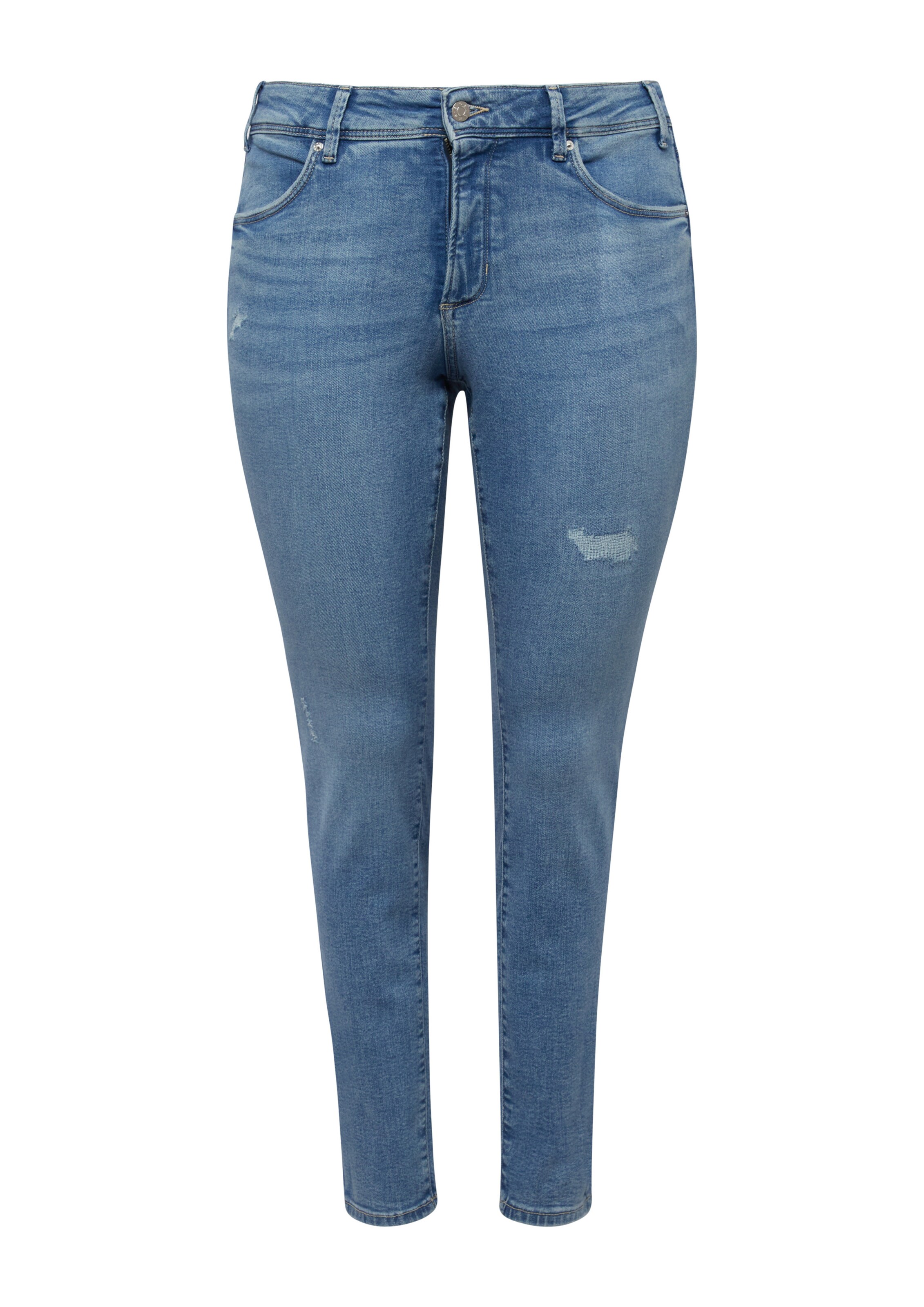 s.Oliver Skinny Jeans in Blauw: voorkant