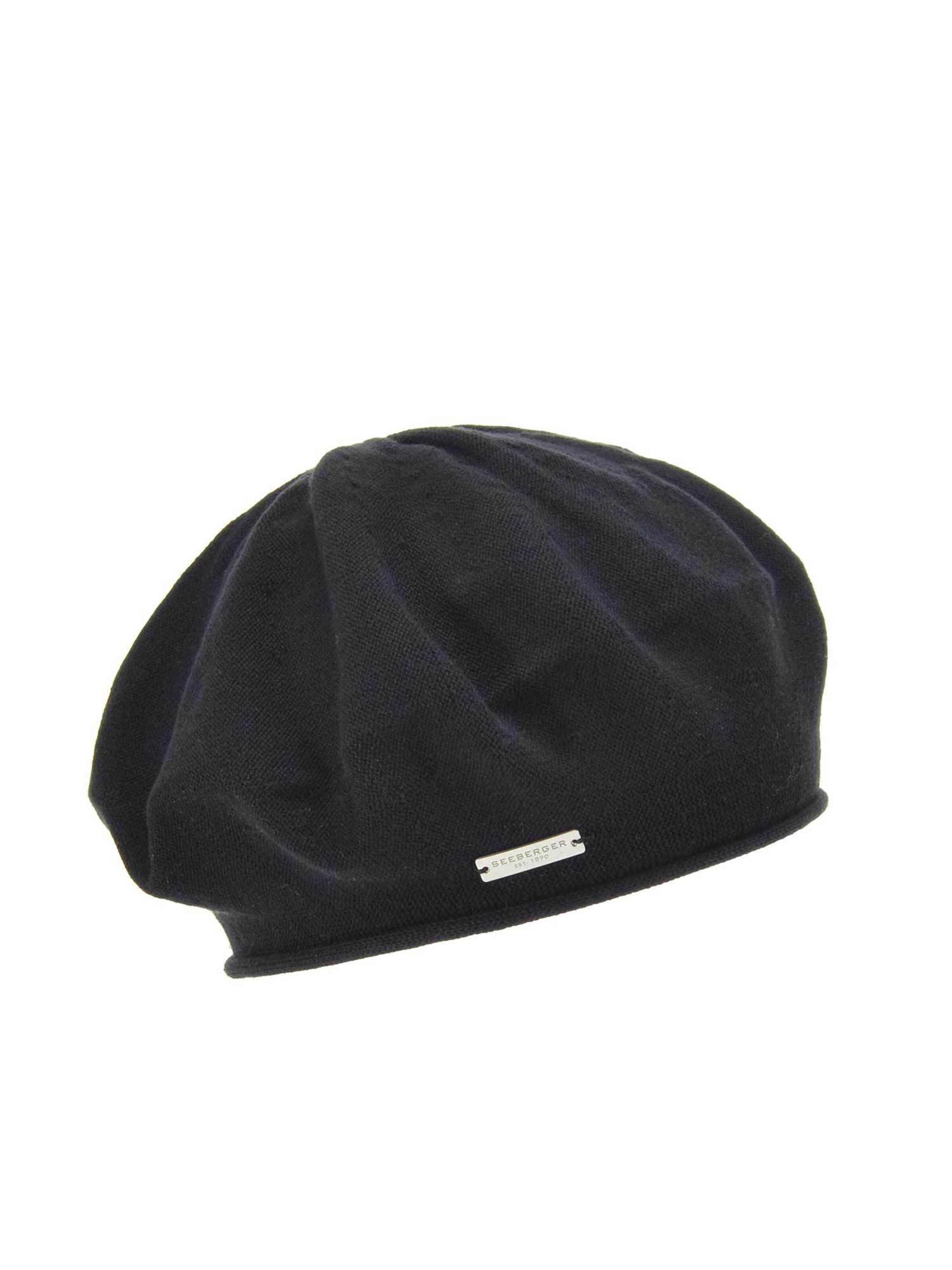 Seeberger Mütze 'Mütze'‌‌‌‌‌‌‌ in Schwarz: Vorderseite