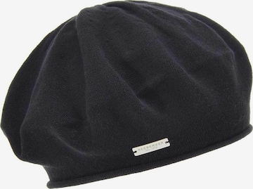 Seeberger Beanie 'Mütze' in Black: front