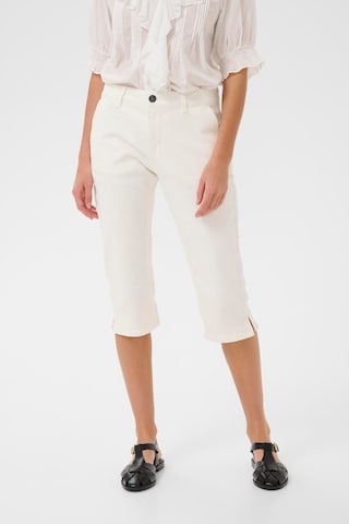 CULTURE Slimfit Jeans 'JCUtali Ami' i hvid: forside
