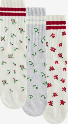 Chaussettes Next en beige : devant