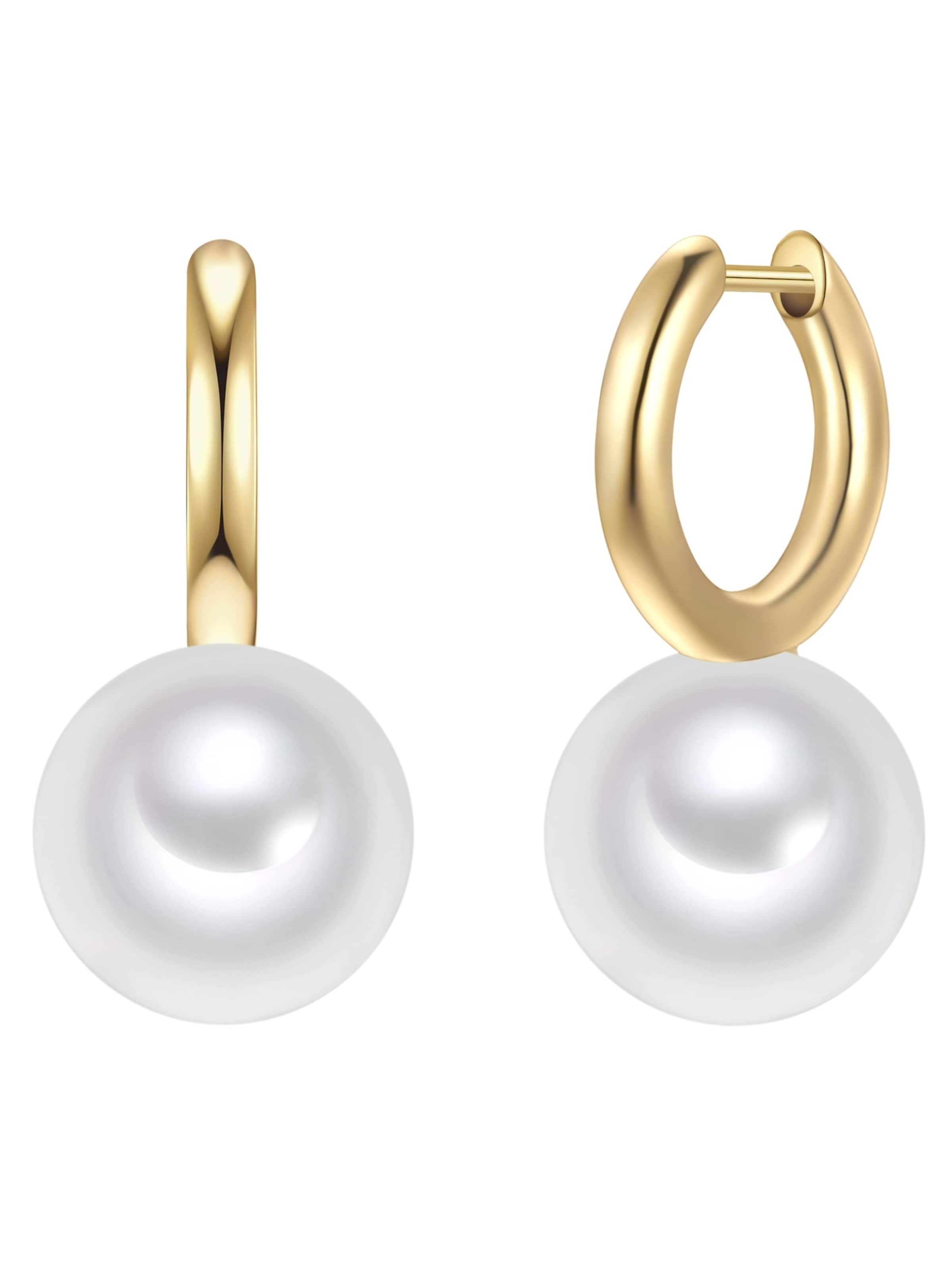 Yokoamii Ohrringe in Gold: Vorderseite