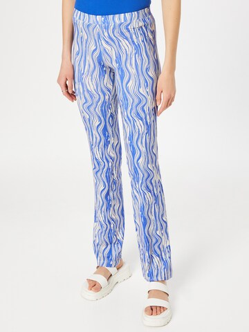 Monki Regular Broek in Blauw: voorkant