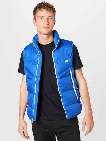 Nike Sportswear Vest in Blue: front