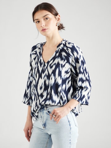 VILA - Blusa 'LAYA MILA' em azul: frente