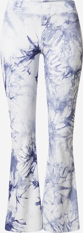 MAGIC Bodyfashion Flared Trousers in Blue: front