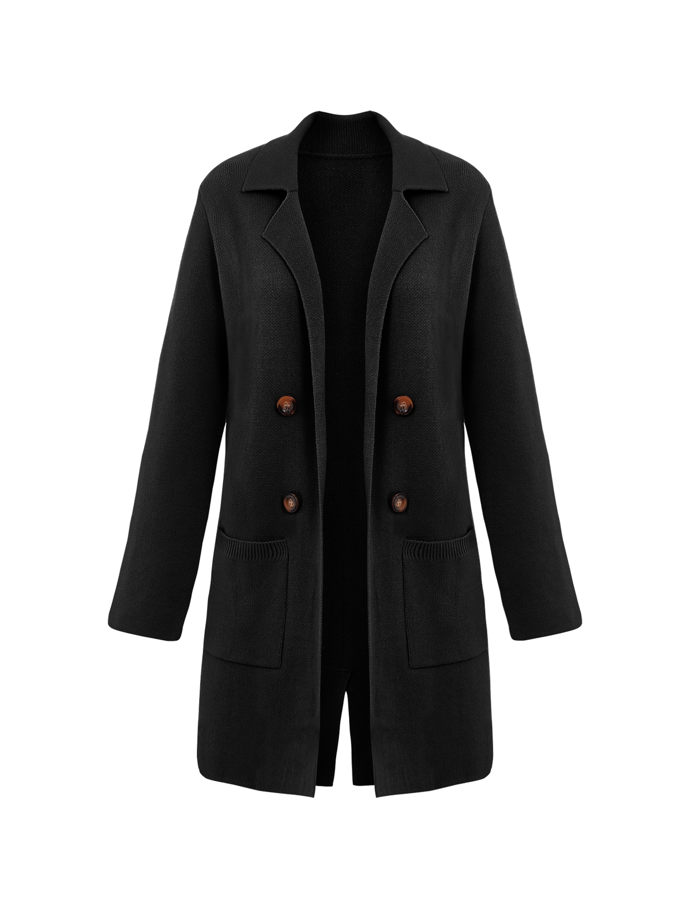 Imily Bela Πλεκτή ζακέτα σε μαύρο: μπροστά