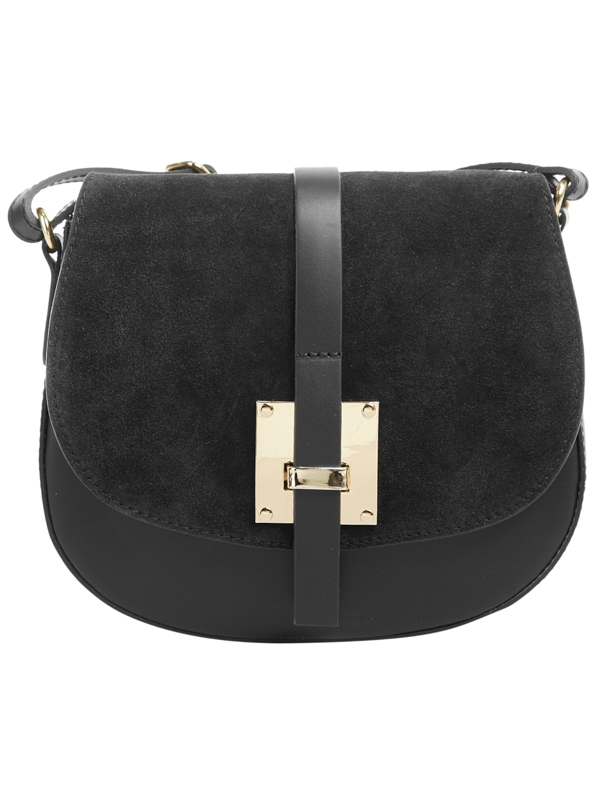 Sac à bandoulière Cluty en noir : devant