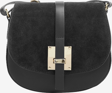 Sac à bandoulière Cluty en noir : devant