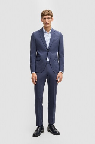 BOSS Slim fit Button Up Shirt 'P-Roan' in Blue