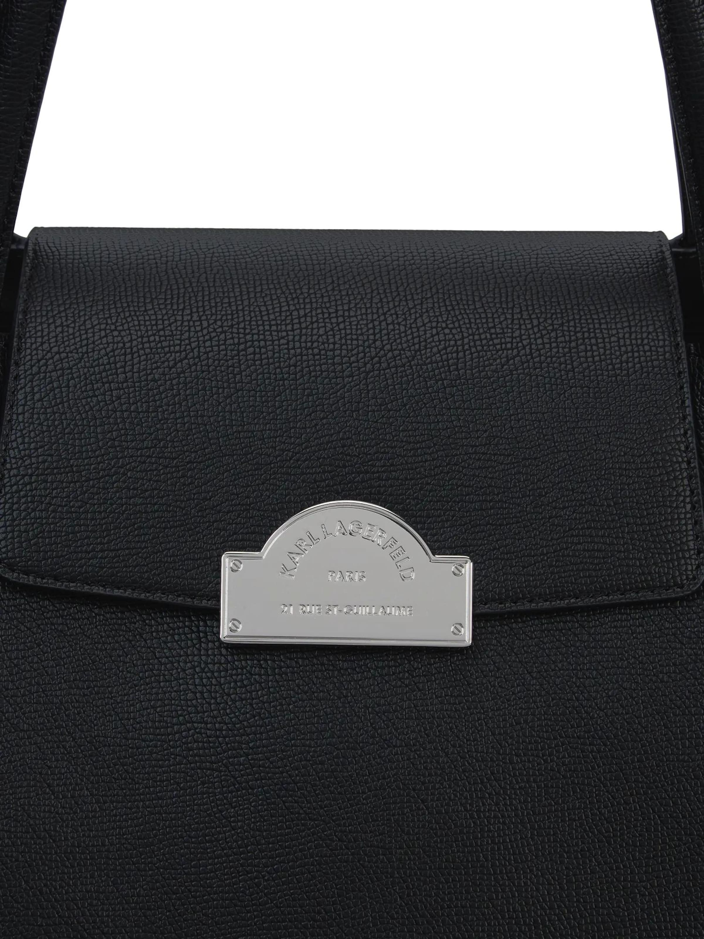 Karl Lagerfeld Nakupovalna torba 'Rue St-Guillaume' | črna barva