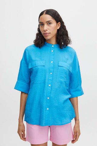 b.young Blouse 'Byihaliea' in Blauw: voorkant