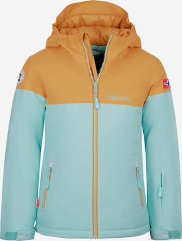 TROLLKIDS Winter Jacket in Blue: front