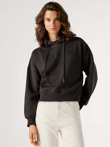 Pepe Jeans Sweatshirt 'Berenina' in Zwart: voorkant