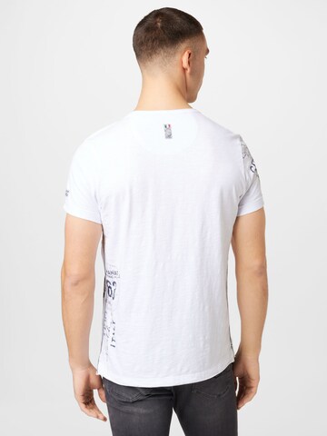 T-Shirt 'Cinque Terre' CAMP DAVID en blanc