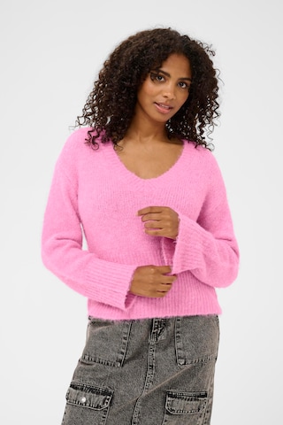 Kaffe Pullover 'KAemelie' i pink: forside