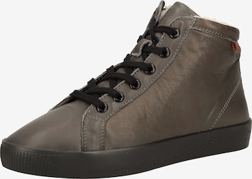 Softinos High-Top Sneakers in Grey: front