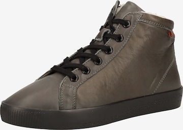 Softinos Sneakers hoog in Grijs: voorkant