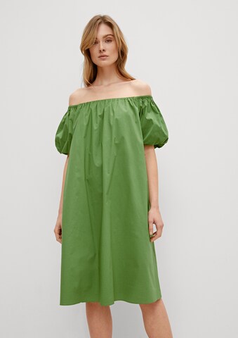 COMMA Sommerkleid in Grün: Vorderseite