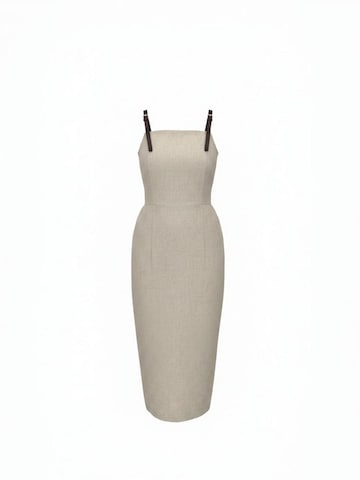 Viore Summer Dress in Beige: front