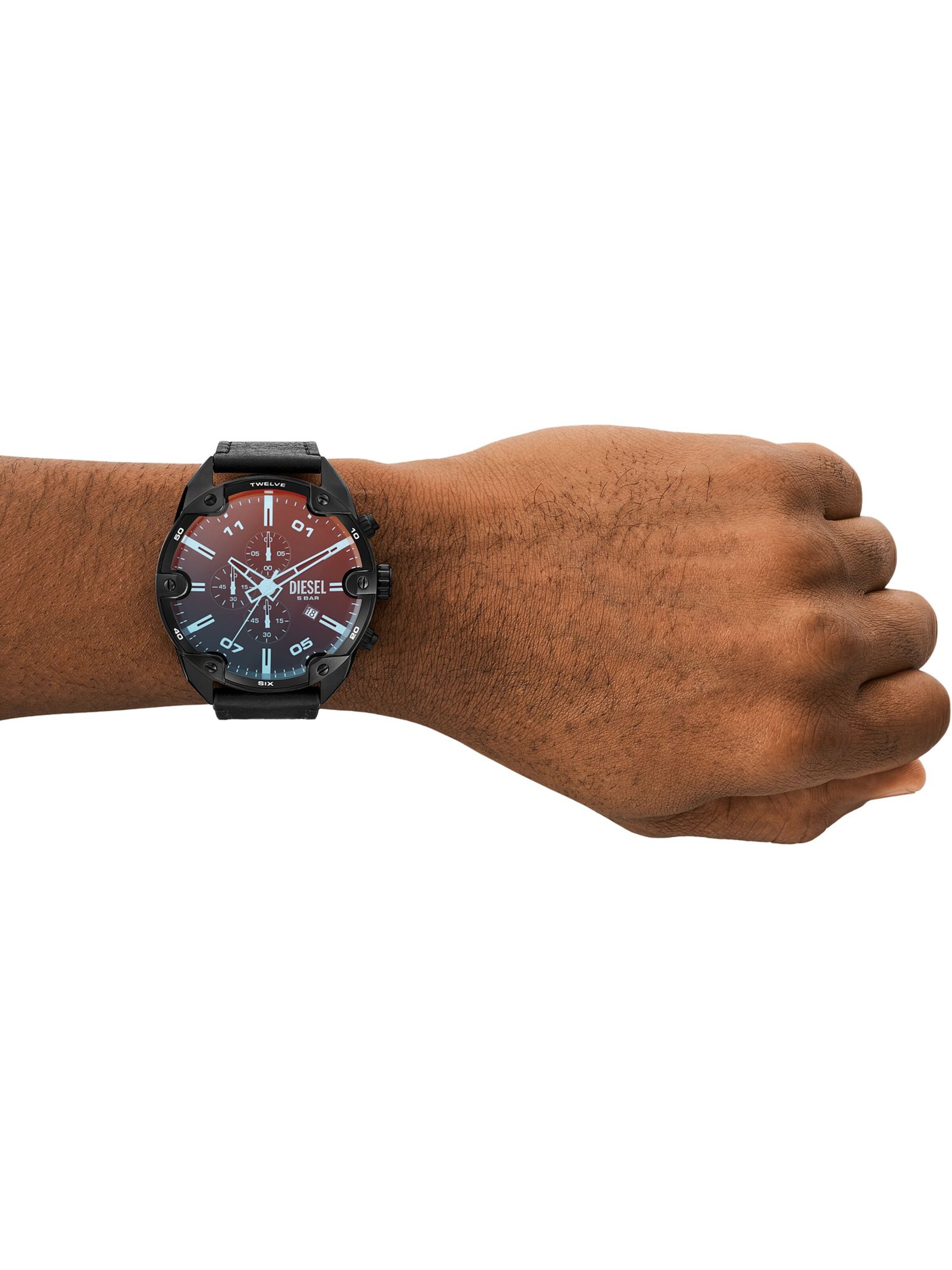 Orologio analogico 'SPIKED' di DIESEL in nero