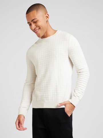 HUGO Pullover 'Scoult' in Weiß: Vorderseite
