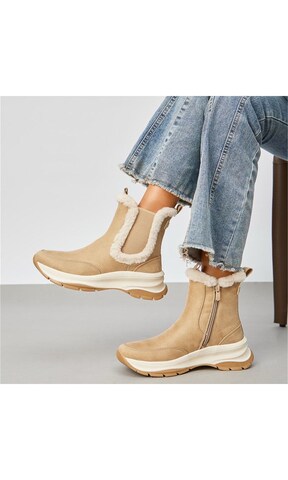 Ital-Design Ankle Boots in Beige