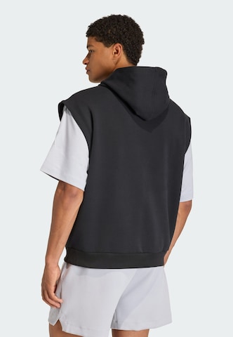 Felpa sportiva 'Soft Lux' di ADIDAS SPORTSWEAR in nero