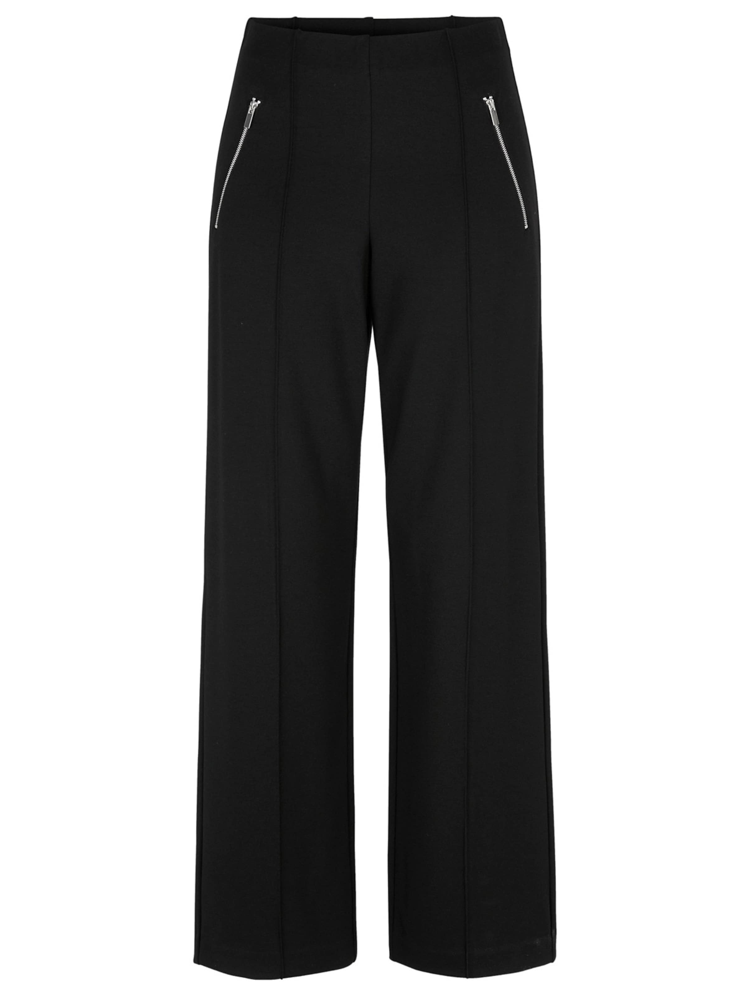 Cellbes of Sweden Loosefit Pantalon in Zwart: voorkant