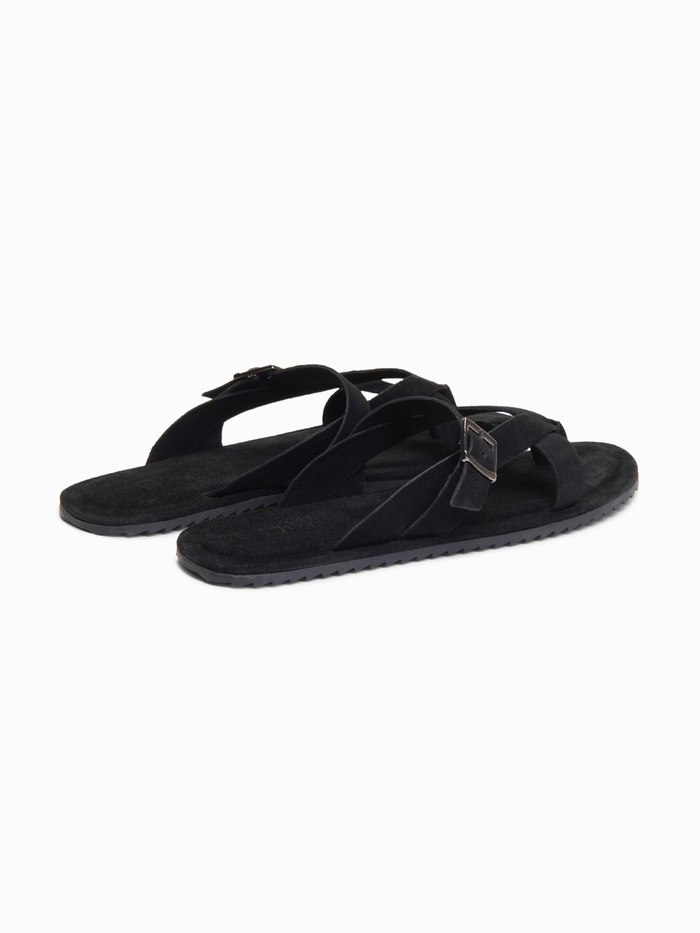 Ombre Teenslippers 'Klapki' in Zwart
