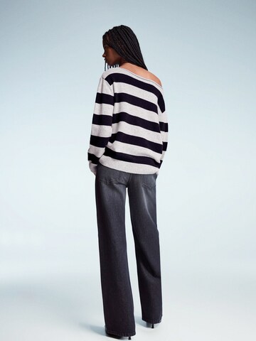 Pull-over Bershka en bleu