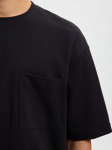 T-Shirt SELECTED en noir