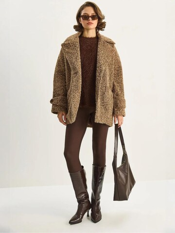 Bianco Lucci Mantel in Braun