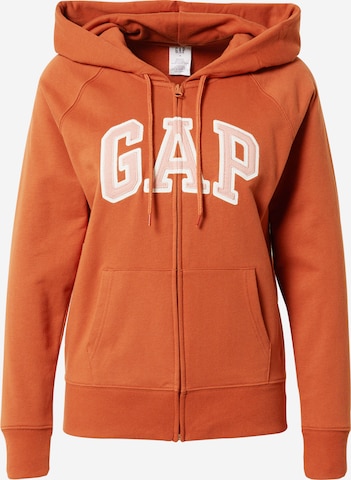 Gap Tall Sweatjacke 'FASH' in Orange: predná strana