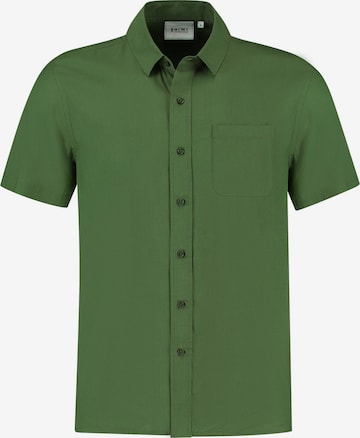 ShiwiRegular Fit Košulja 'Ethan' - zelena boja: prednji dio