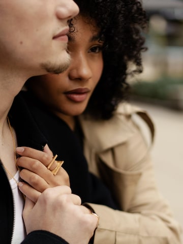 Les Reines - Anillo 'Recta' en oro