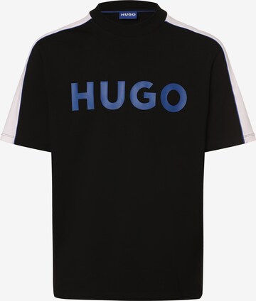 T-Shirt HUGO en noir : devant