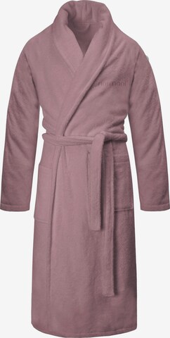 normani Long Bathrobe in Pink: front