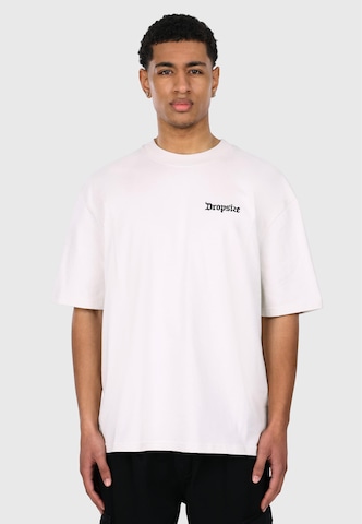 Dropsize Shirt in Grau: Vorderseite