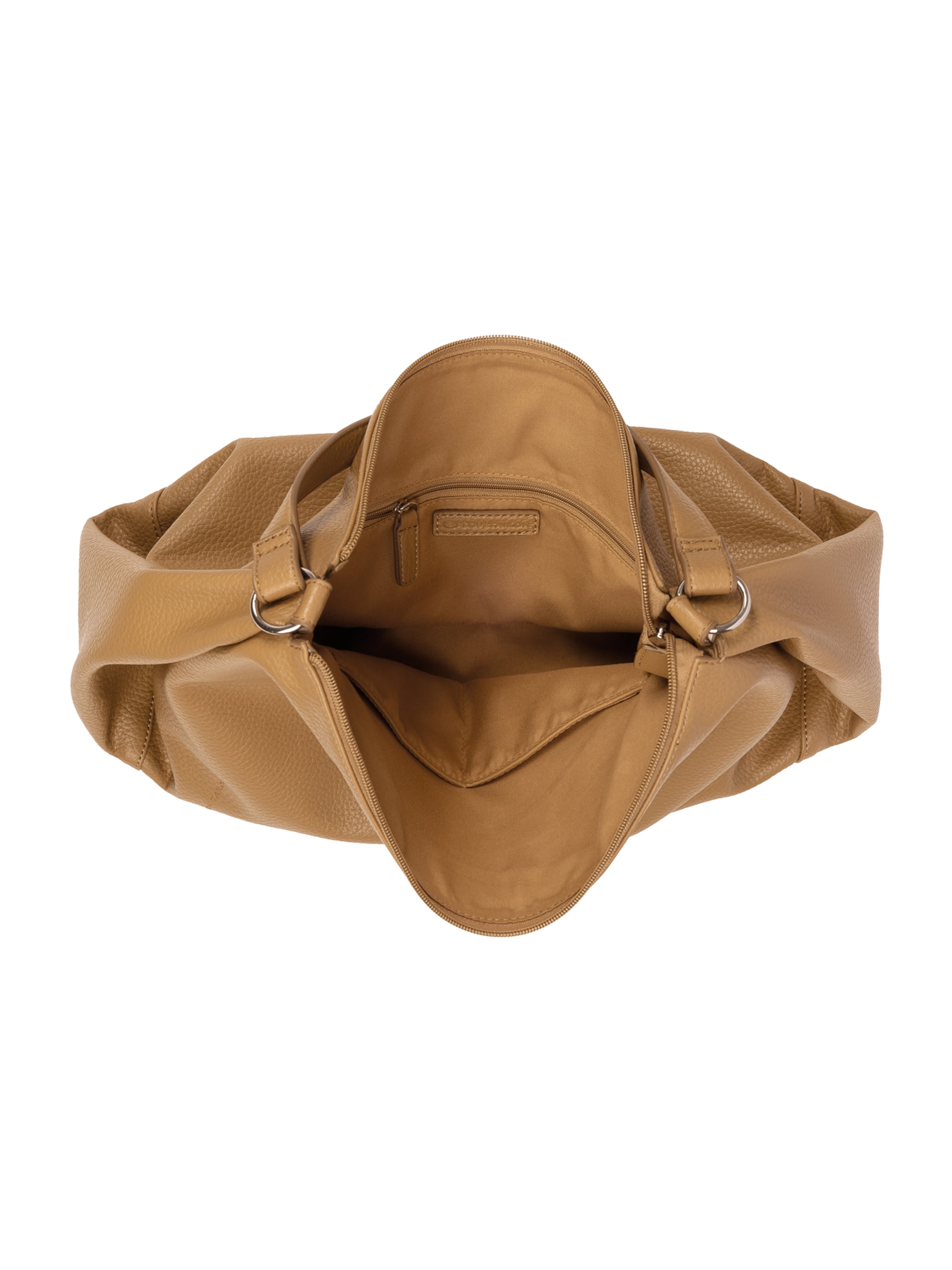 TOM TAILOR - Mala de ombro 'Cassia' em bege