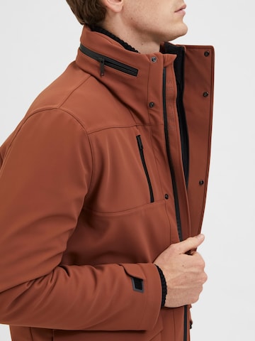 SELECTED HOMMETehnička jakna - smeđa boja
