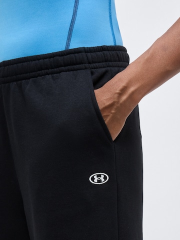UNDER ARMOUR Дънки Tapered Leg Спортен панталон 'Rival' в черно