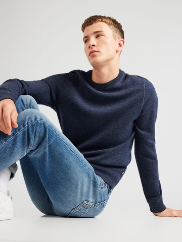 BOSS Sweater 'Onore' in Blue