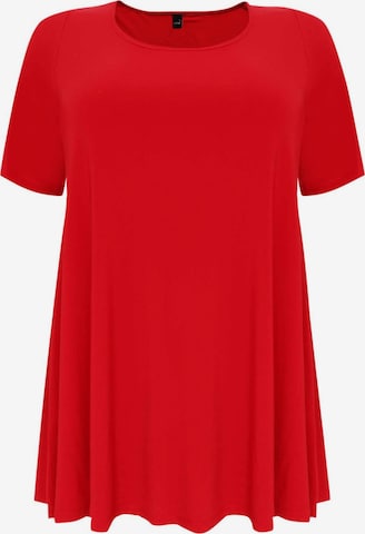 T-shirt 'TESS' YOEK en rouge : devant