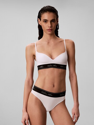 Calvin Klein Bustier BH in Weiß: Vorderseite