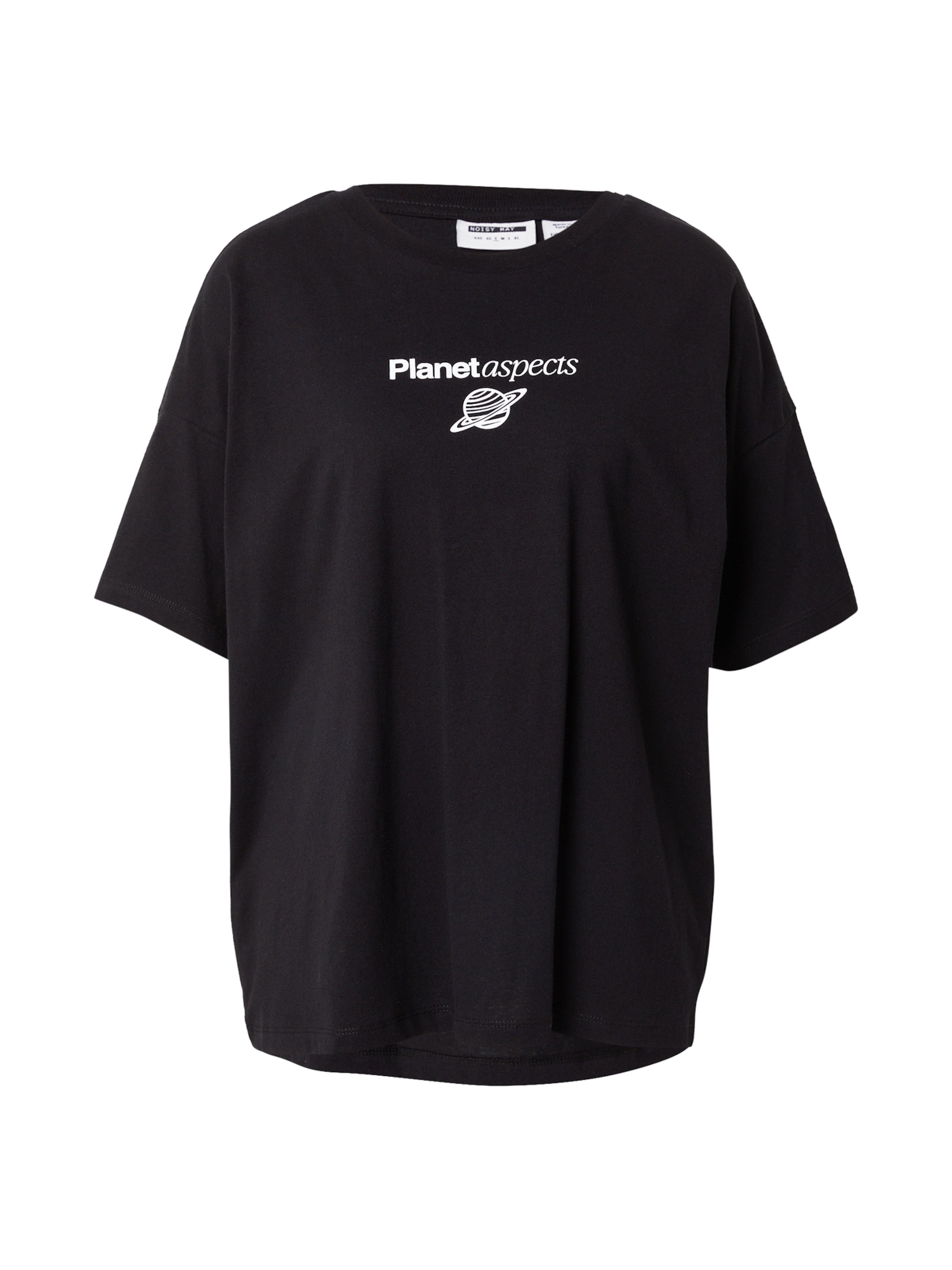 melns Noisy may T-Krekls 'NMPLUTO IDA': no priekšpuses