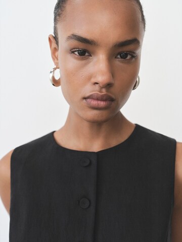 MANGO Anzugweste 'Amalfi' in Schwarz