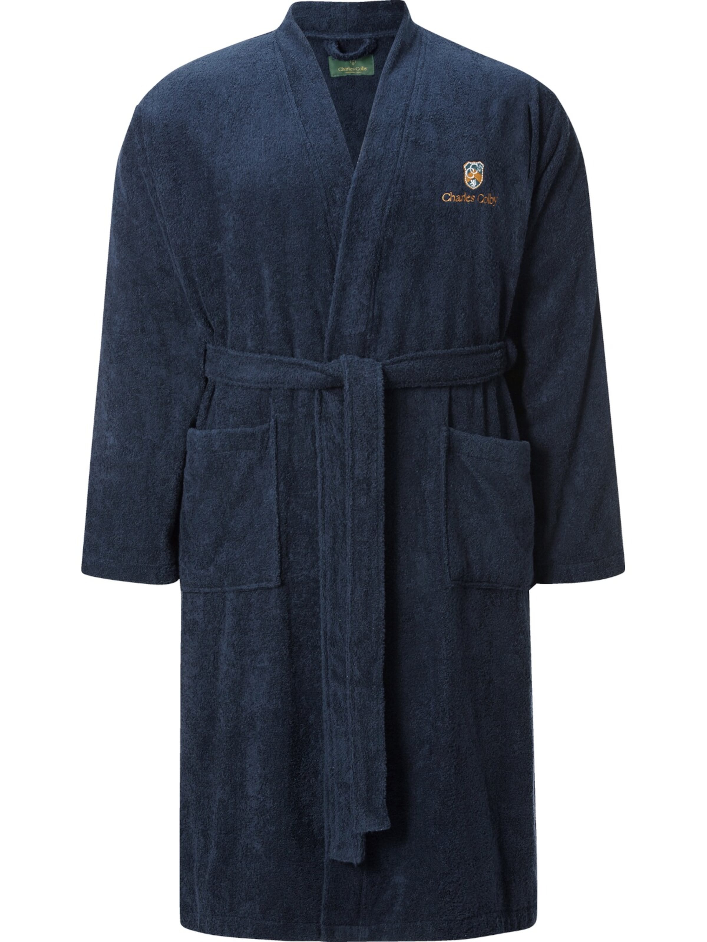 Charles Colby Bademantel in Blau: Vorderseite