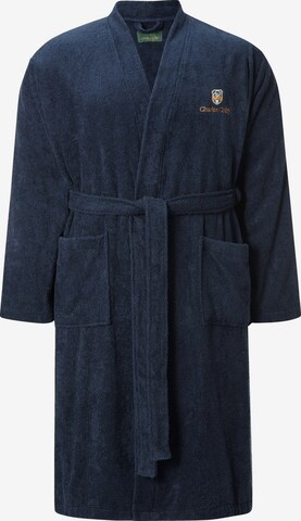 Charles Colby Long Bathrobe in Blue: front