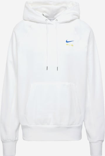 Bluză de molton Nike Sportswear pe albastru / galben / alb, Vizualizare produs